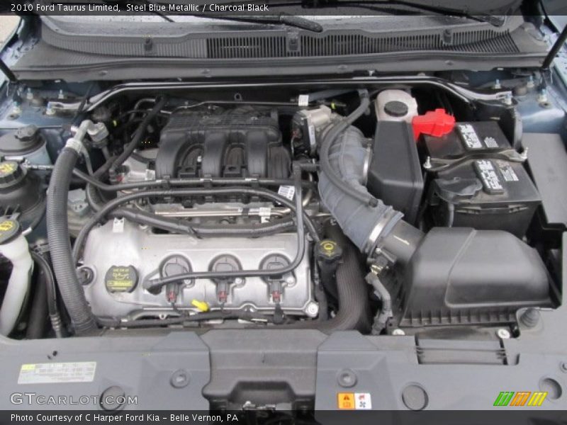 Steel Blue Metallic / Charcoal Black 2010 Ford Taurus Limited