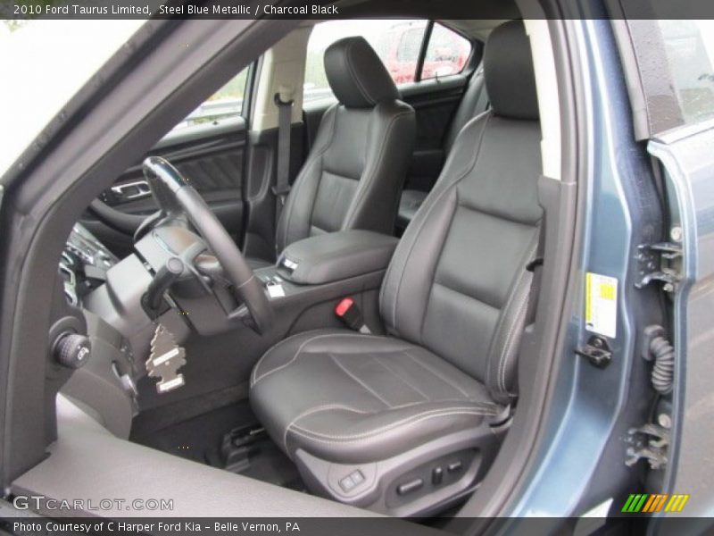 Steel Blue Metallic / Charcoal Black 2010 Ford Taurus Limited