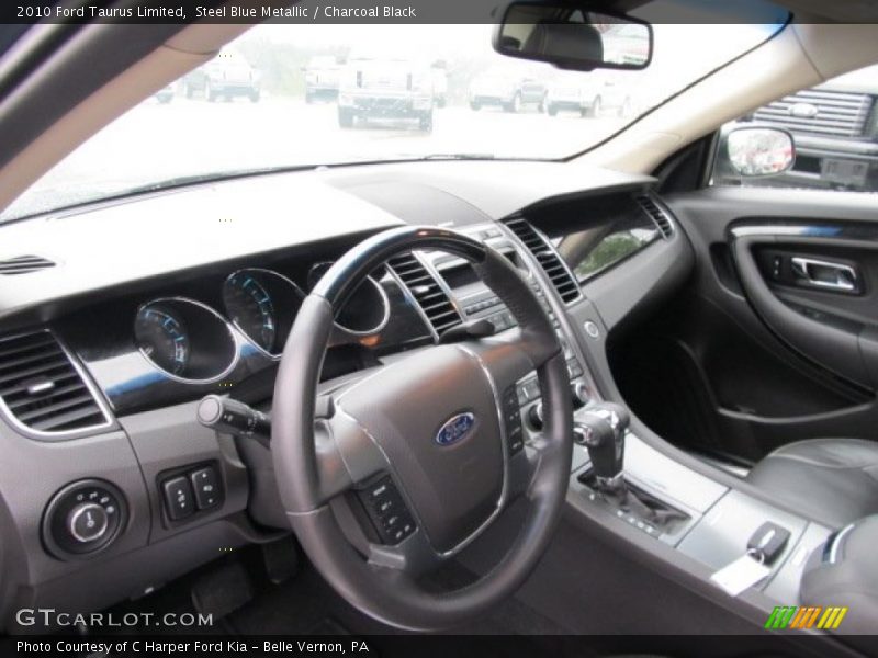 Steel Blue Metallic / Charcoal Black 2010 Ford Taurus Limited