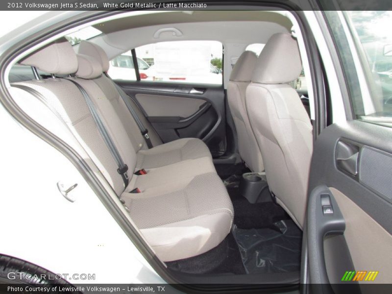 White Gold Metallic / Latte Macchiato 2012 Volkswagen Jetta S Sedan