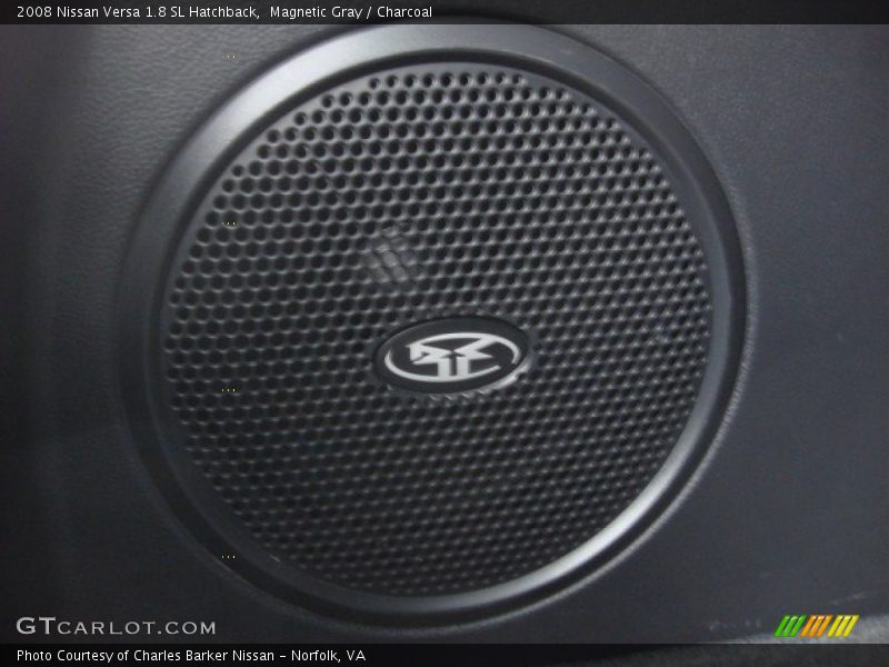 Magnetic Gray / Charcoal 2008 Nissan Versa 1.8 SL Hatchback