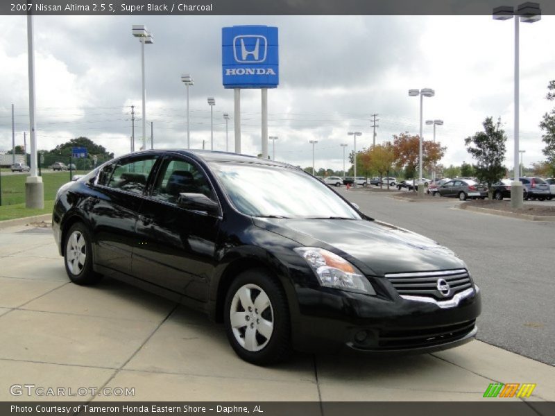 Super Black / Charcoal 2007 Nissan Altima 2.5 S