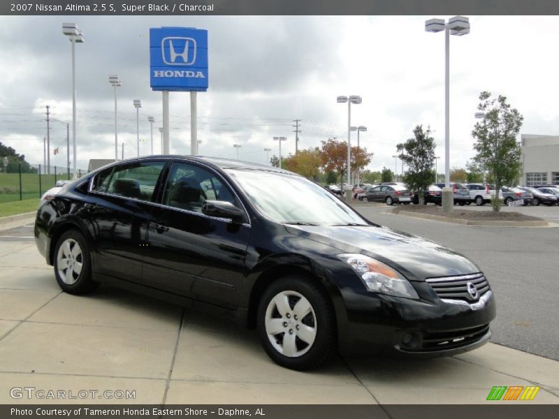 Super Black / Charcoal 2007 Nissan Altima 2.5 S
