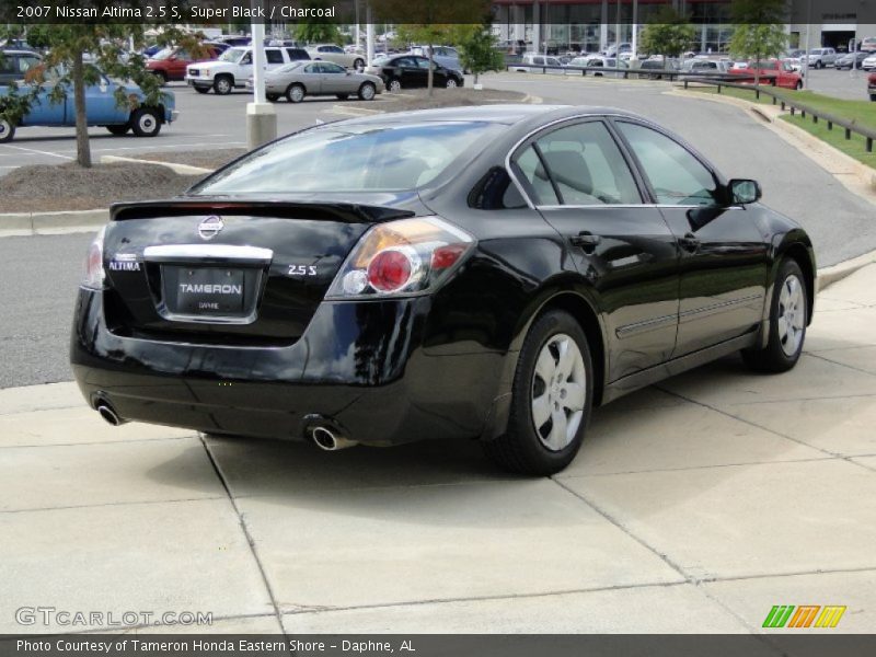 Super Black / Charcoal 2007 Nissan Altima 2.5 S