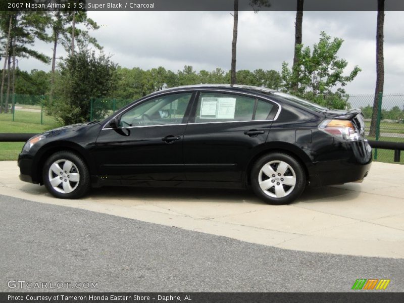 Super Black / Charcoal 2007 Nissan Altima 2.5 S