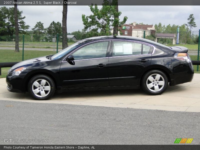 Super Black / Charcoal 2007 Nissan Altima 2.5 S