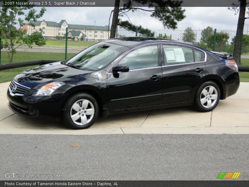 Super Black / Charcoal 2007 Nissan Altima 2.5 S