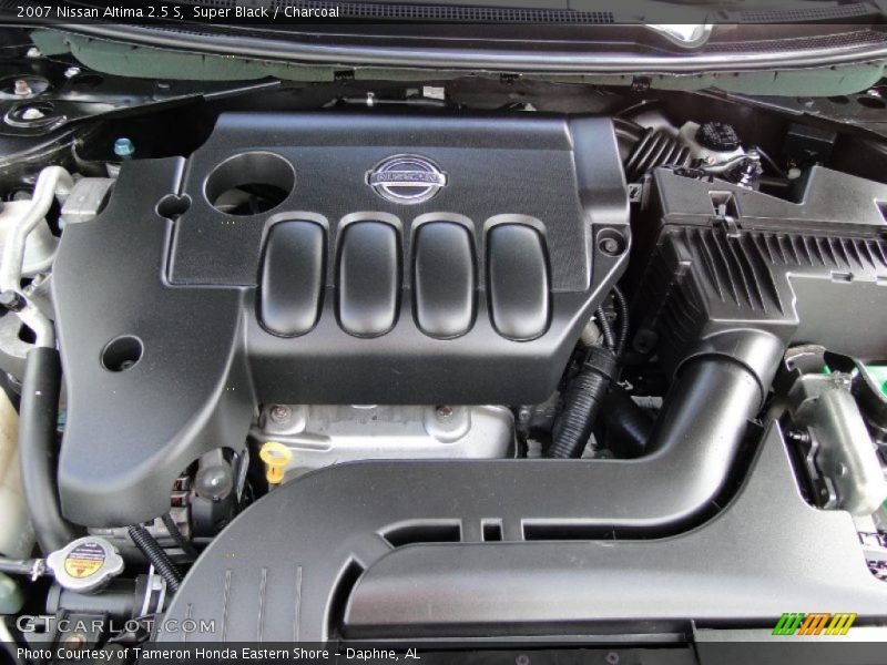 Super Black / Charcoal 2007 Nissan Altima 2.5 S