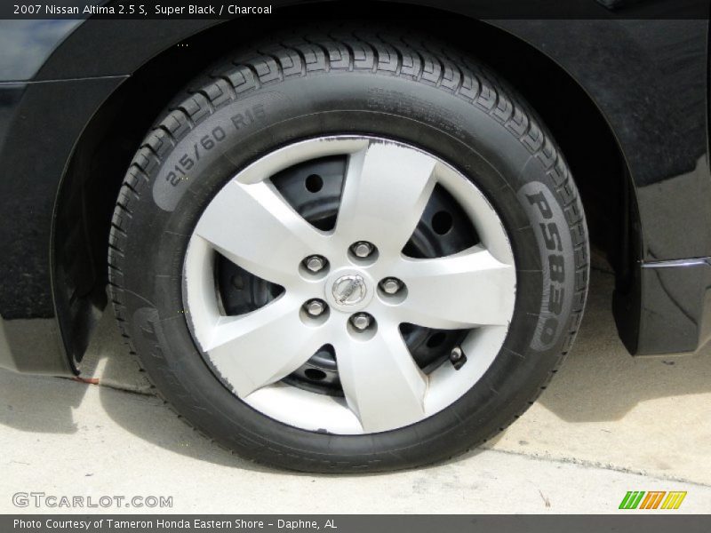 Super Black / Charcoal 2007 Nissan Altima 2.5 S