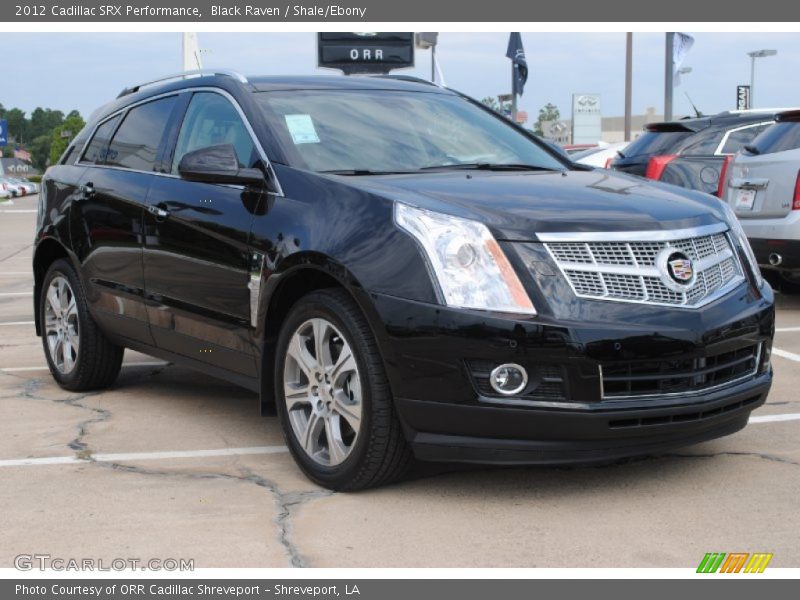Black Raven / Shale/Ebony 2012 Cadillac SRX Performance