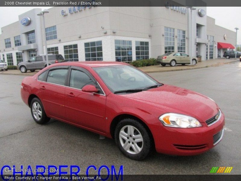 Precision Red / Ebony Black 2008 Chevrolet Impala LS