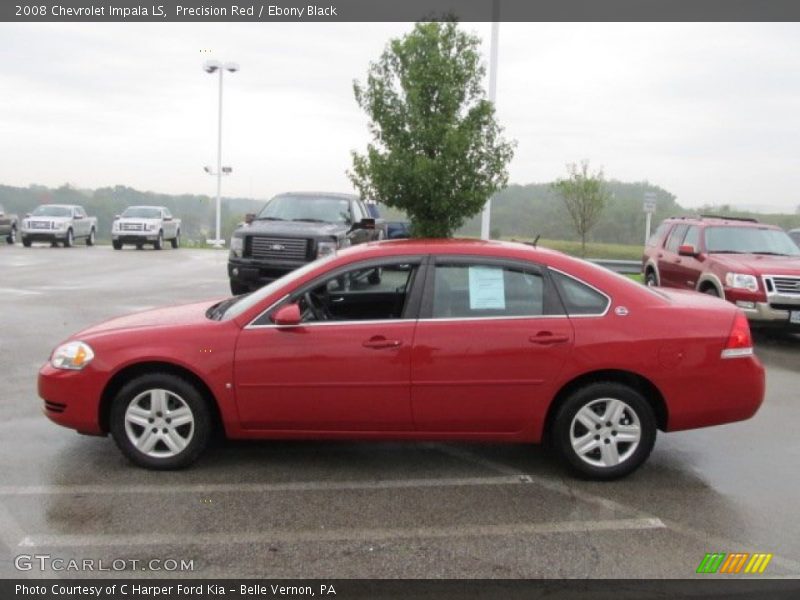 Precision Red / Ebony Black 2008 Chevrolet Impala LS