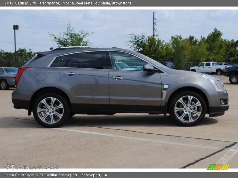 Mocha Steel Metallic / Shale/Brownstone 2012 Cadillac SRX Performance