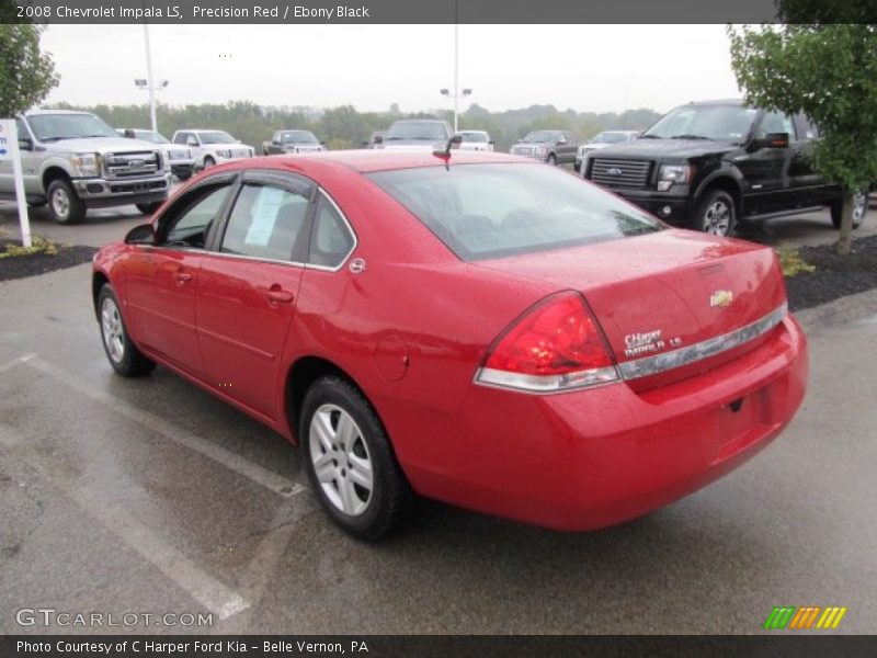 Precision Red / Ebony Black 2008 Chevrolet Impala LS