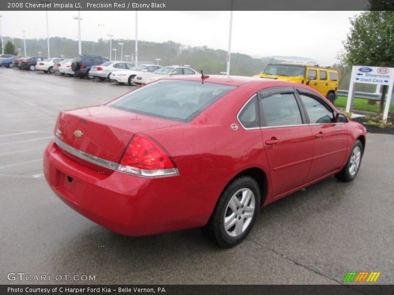 Precision Red / Ebony Black 2008 Chevrolet Impala LS