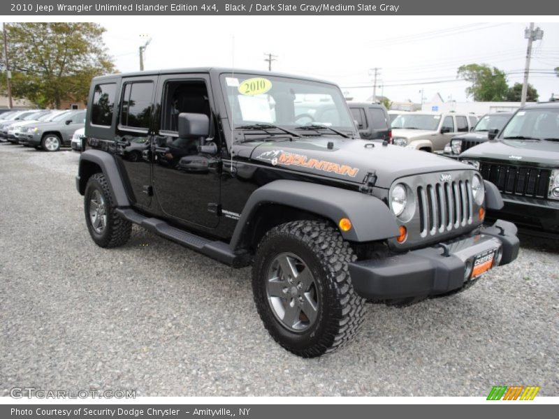 Black / Dark Slate Gray/Medium Slate Gray 2010 Jeep Wrangler Unlimited Islander Edition 4x4