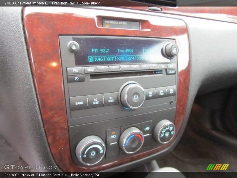 Precision Red / Ebony Black 2008 Chevrolet Impala LS