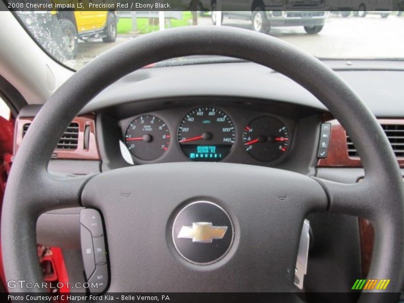 Precision Red / Ebony Black 2008 Chevrolet Impala LS