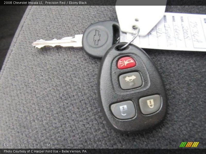 Precision Red / Ebony Black 2008 Chevrolet Impala LS