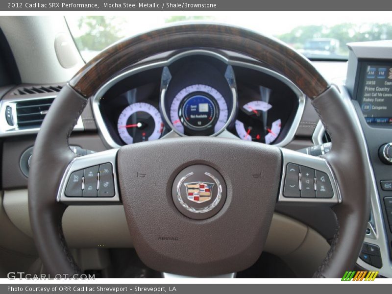 Mocha Steel Metallic / Shale/Brownstone 2012 Cadillac SRX Performance