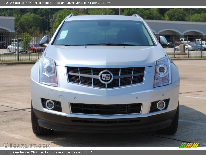 Radiant Silver Metallic / Ebony/Ebony 2012 Cadillac SRX Performance