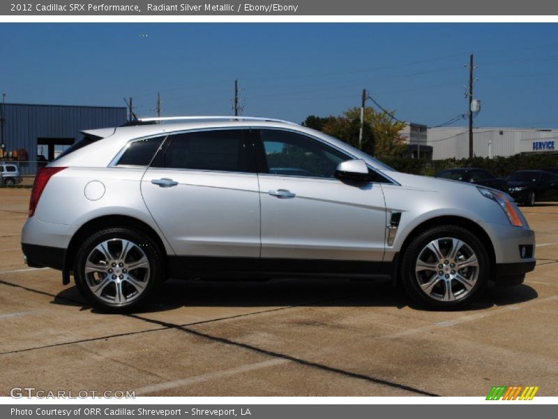 Radiant Silver Metallic / Ebony/Ebony 2012 Cadillac SRX Performance