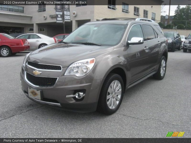 Mocha Steel Metallic / Jet Black 2010 Chevrolet Equinox LT