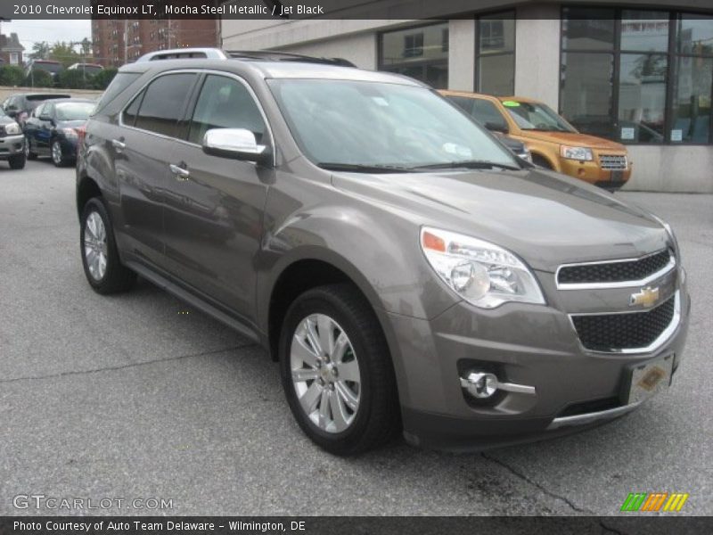 Mocha Steel Metallic / Jet Black 2010 Chevrolet Equinox LT