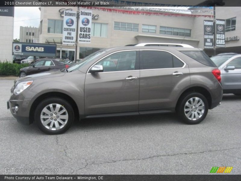 Mocha Steel Metallic / Jet Black 2010 Chevrolet Equinox LT