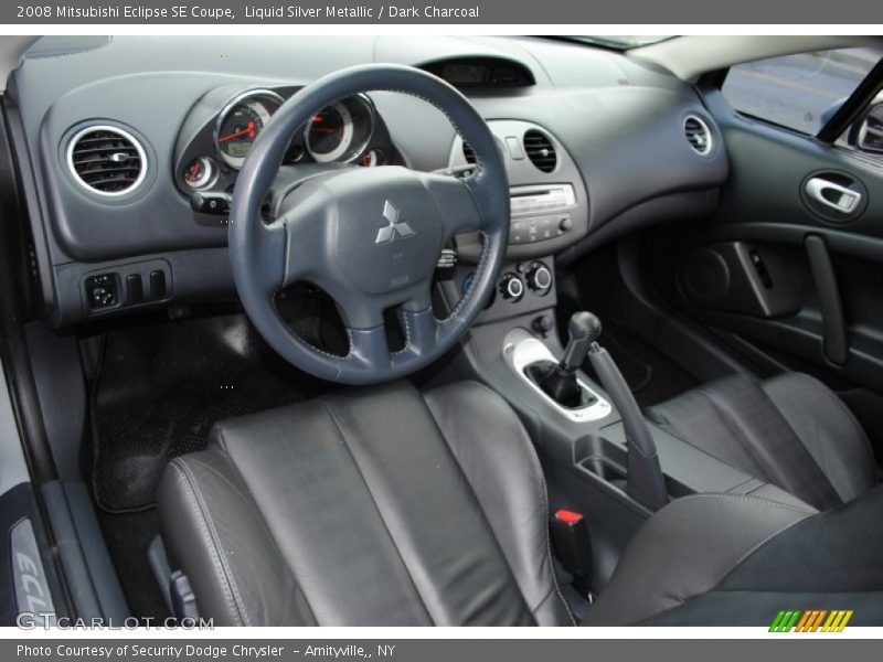  2008 Eclipse SE Coupe Dark Charcoal Interior