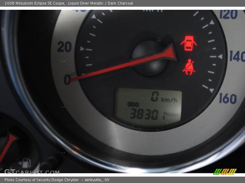 Liquid Silver Metallic / Dark Charcoal 2008 Mitsubishi Eclipse SE Coupe