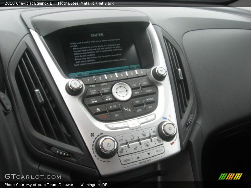Controls of 2010 Equinox LT