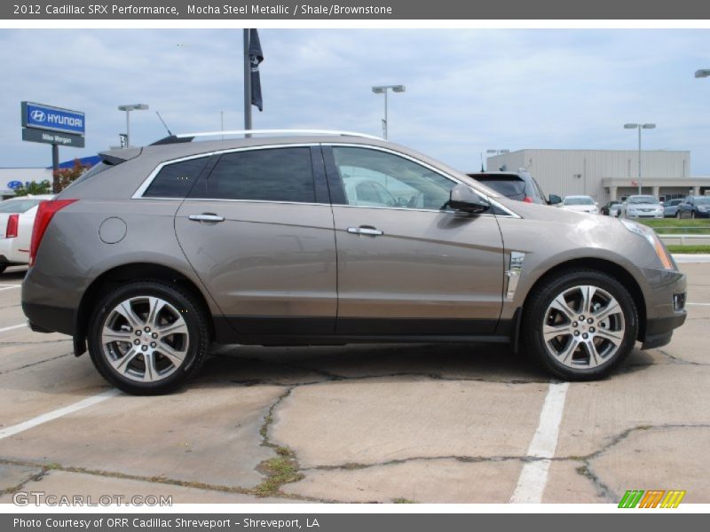 Mocha Steel Metallic / Shale/Brownstone 2012 Cadillac SRX Performance