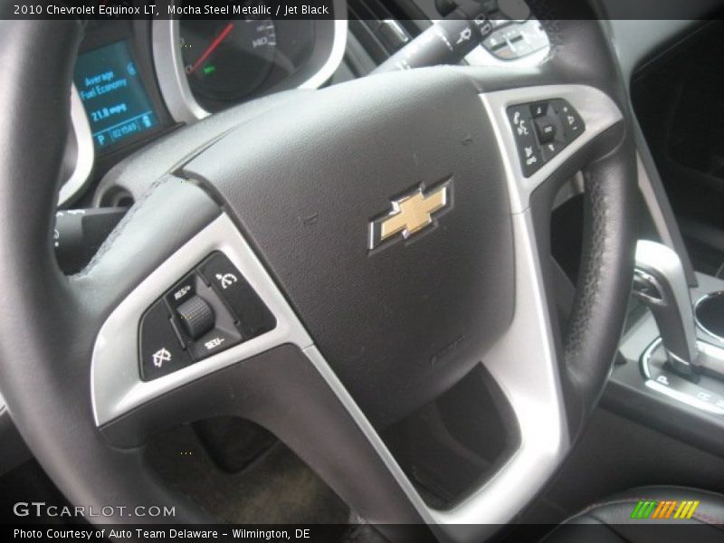 Mocha Steel Metallic / Jet Black 2010 Chevrolet Equinox LT