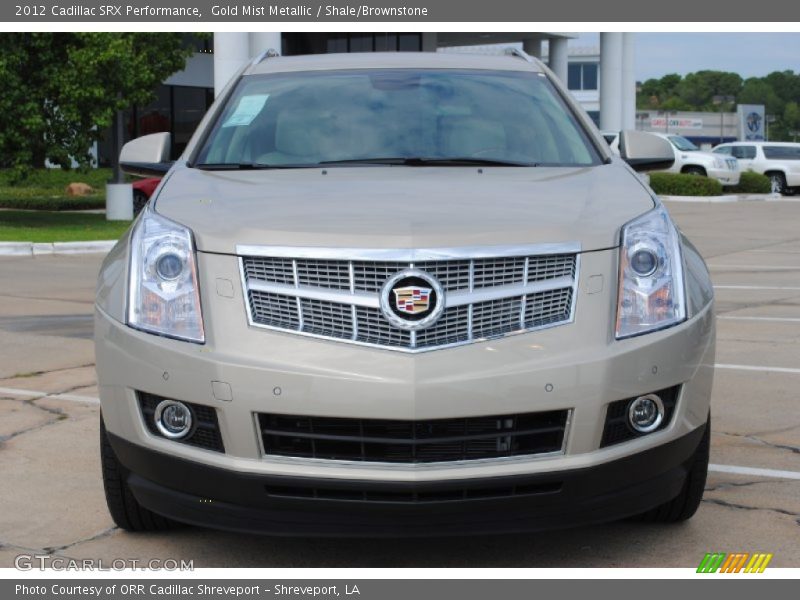 Gold Mist Metallic / Shale/Brownstone 2012 Cadillac SRX Performance