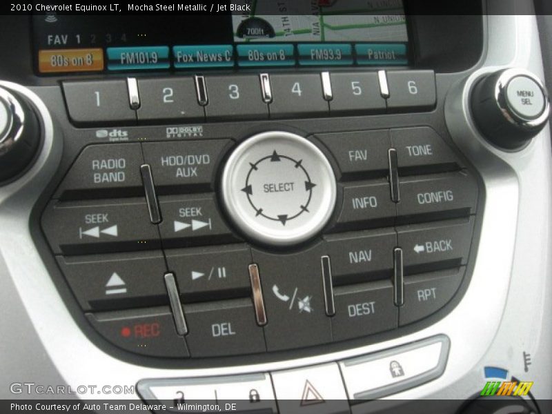 Controls of 2010 Equinox LT