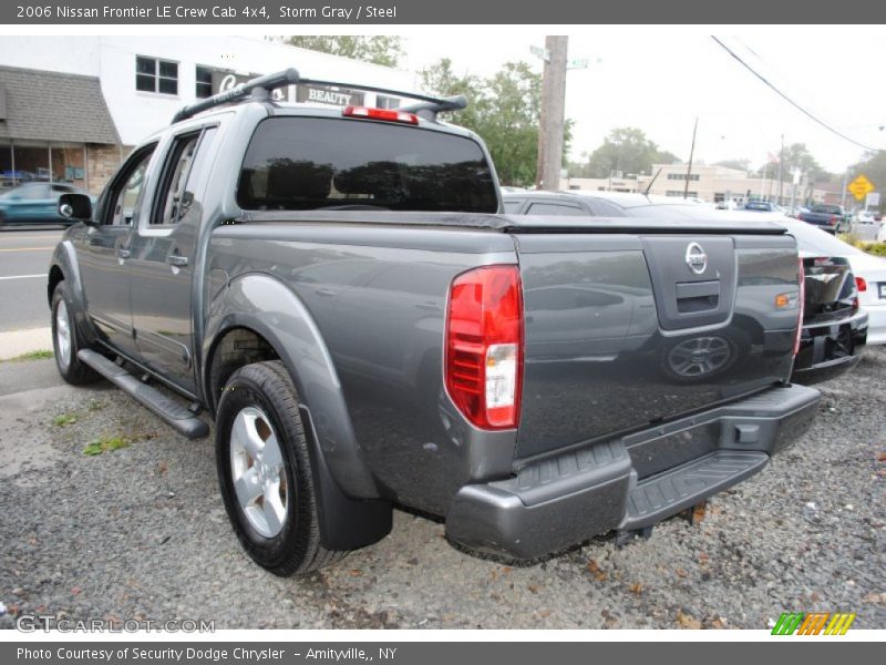 Storm Gray / Steel 2006 Nissan Frontier LE Crew Cab 4x4