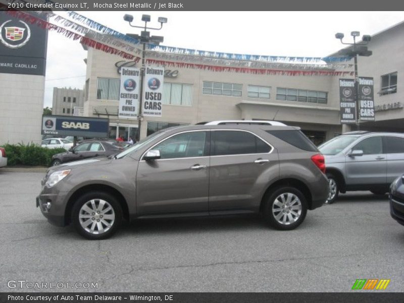 Mocha Steel Metallic / Jet Black 2010 Chevrolet Equinox LT