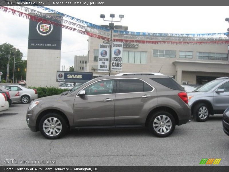 Mocha Steel Metallic / Jet Black 2010 Chevrolet Equinox LT