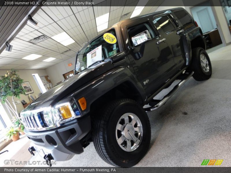 Graphite Metallic / Ebony Black 2008 Hummer H3 X