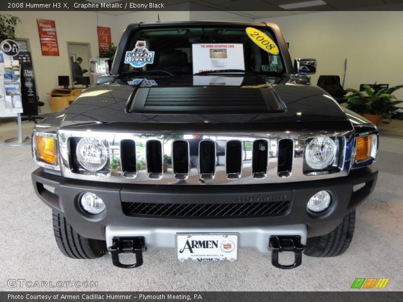 Graphite Metallic / Ebony Black 2008 Hummer H3 X