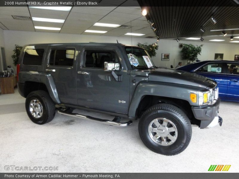 Graphite Metallic / Ebony Black 2008 Hummer H3 X