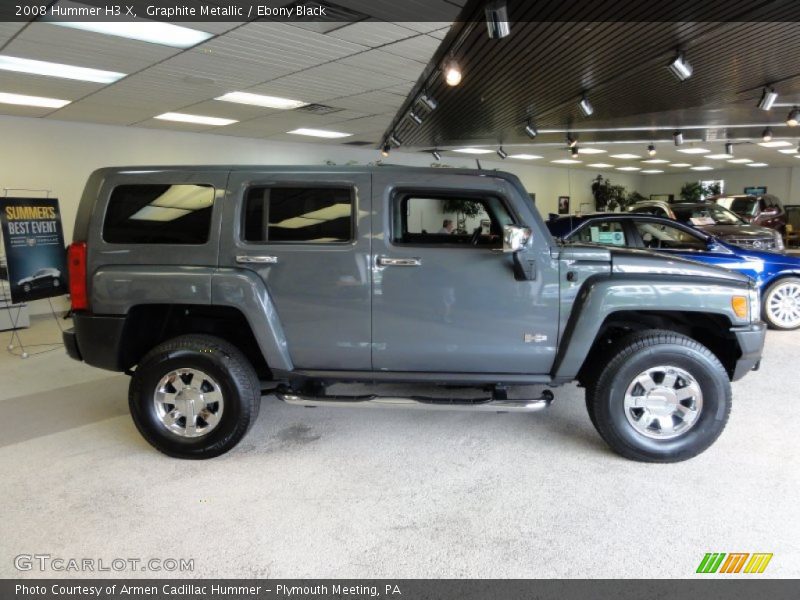 Graphite Metallic / Ebony Black 2008 Hummer H3 X