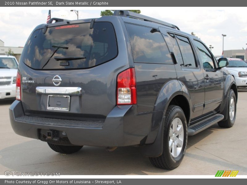 Dark Slate Metallic / Graphite 2010 Nissan Pathfinder SE