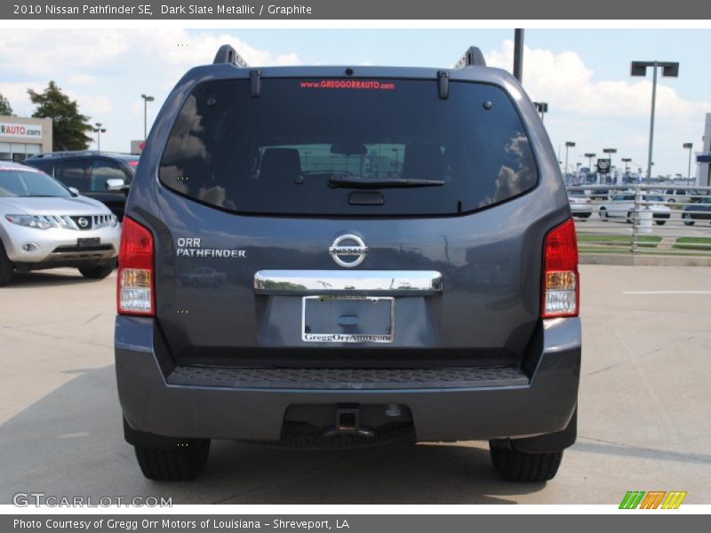 Dark Slate Metallic / Graphite 2010 Nissan Pathfinder SE