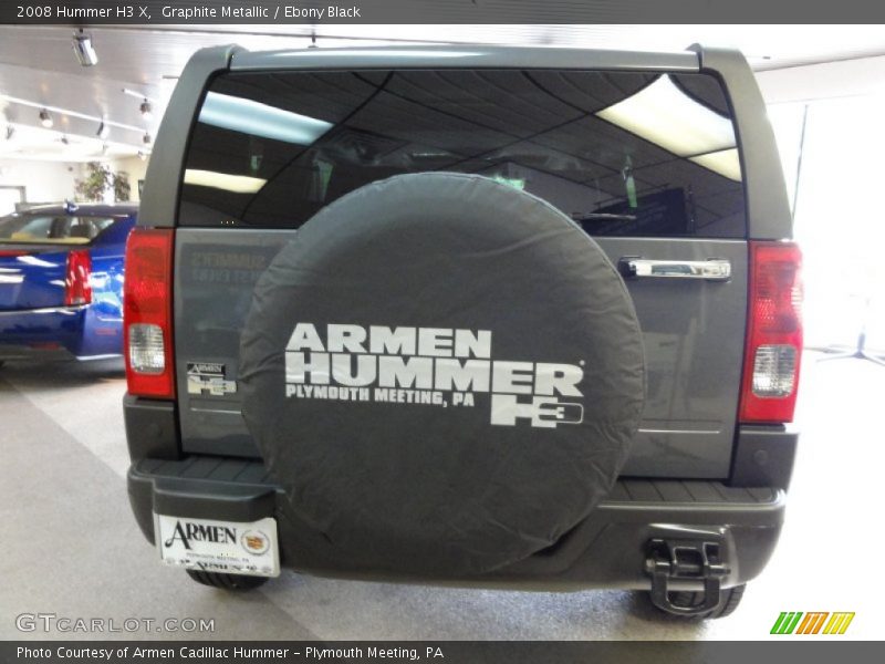 Graphite Metallic / Ebony Black 2008 Hummer H3 X