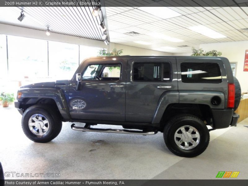 Graphite Metallic / Ebony Black 2008 Hummer H3 X