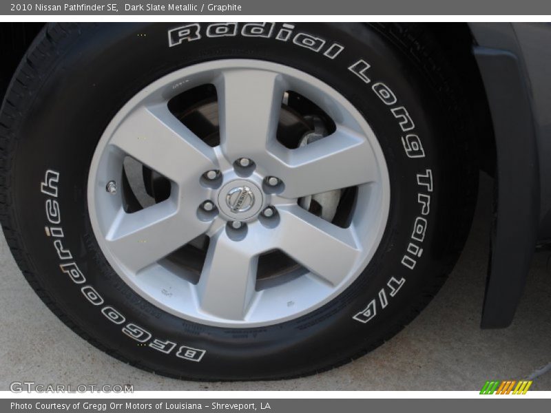 Dark Slate Metallic / Graphite 2010 Nissan Pathfinder SE