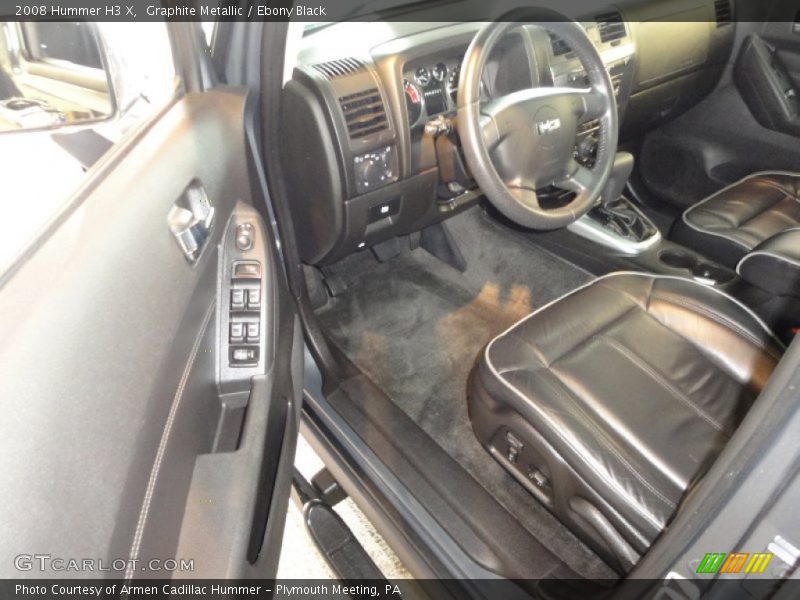Graphite Metallic / Ebony Black 2008 Hummer H3 X