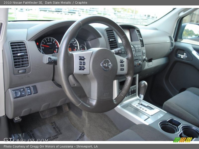 Dark Slate Metallic / Graphite 2010 Nissan Pathfinder SE